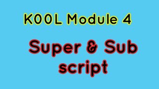 KOOL -Word processor 4