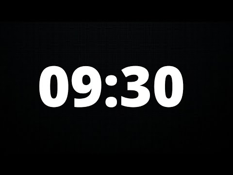 9 min 30 sec COUNTDOWN TIMER RELAXING VIDEOS
