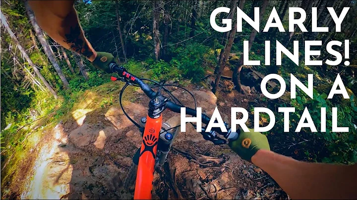 RIDING GNARLY ABANDONED TRAILS ON A HARDTAIL!! CUMBERLAND, BC