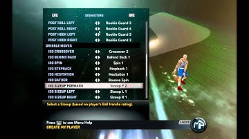 NBA 2k11 Creating My Player Part 2