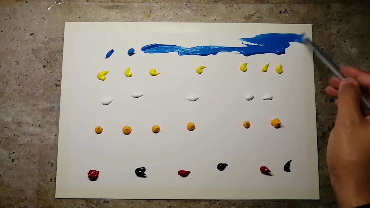抽象艺术画日常画画第164天Painting abstract art paintings daily on 