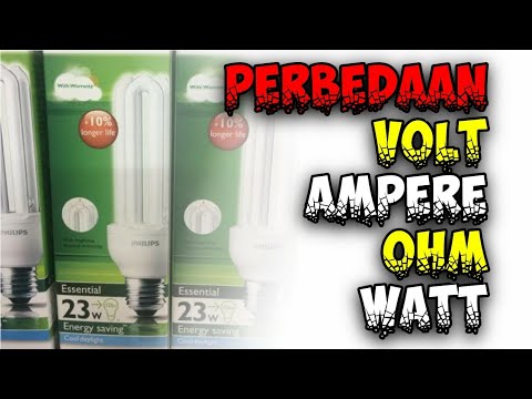 Video: Perbedaan Antara Watt Dan Volt