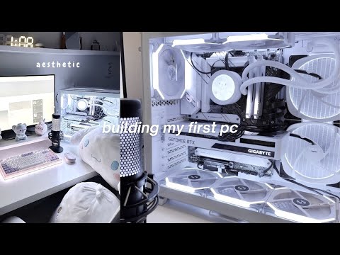 Building My First PC ? White Aesthetic | Lian Li O11D Mini, Rtx 3060, Kraken Z63, Intel I5