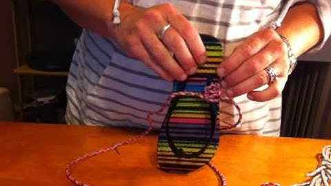 Paracord Flip Flops Tutorial with Mom