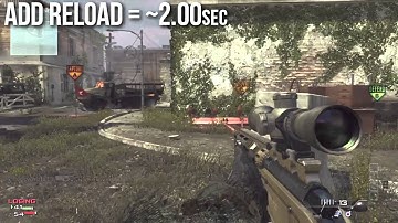 MW3 In Depth - MSR Sniper Rifle