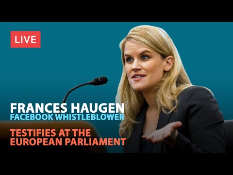 Live: Facebook whistleblower testifies in European Parliament