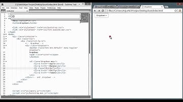 bootstrap 3   simple dropdown, divider, header   fruits, vegetables 720p