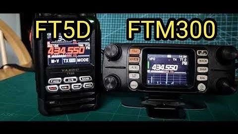 YAESU FTM300 with FT5D