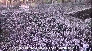 Leyl Suresi Kabe İmamı Sudais Türkçe Altyazılı Mealli Kuran dinle, The holly quran