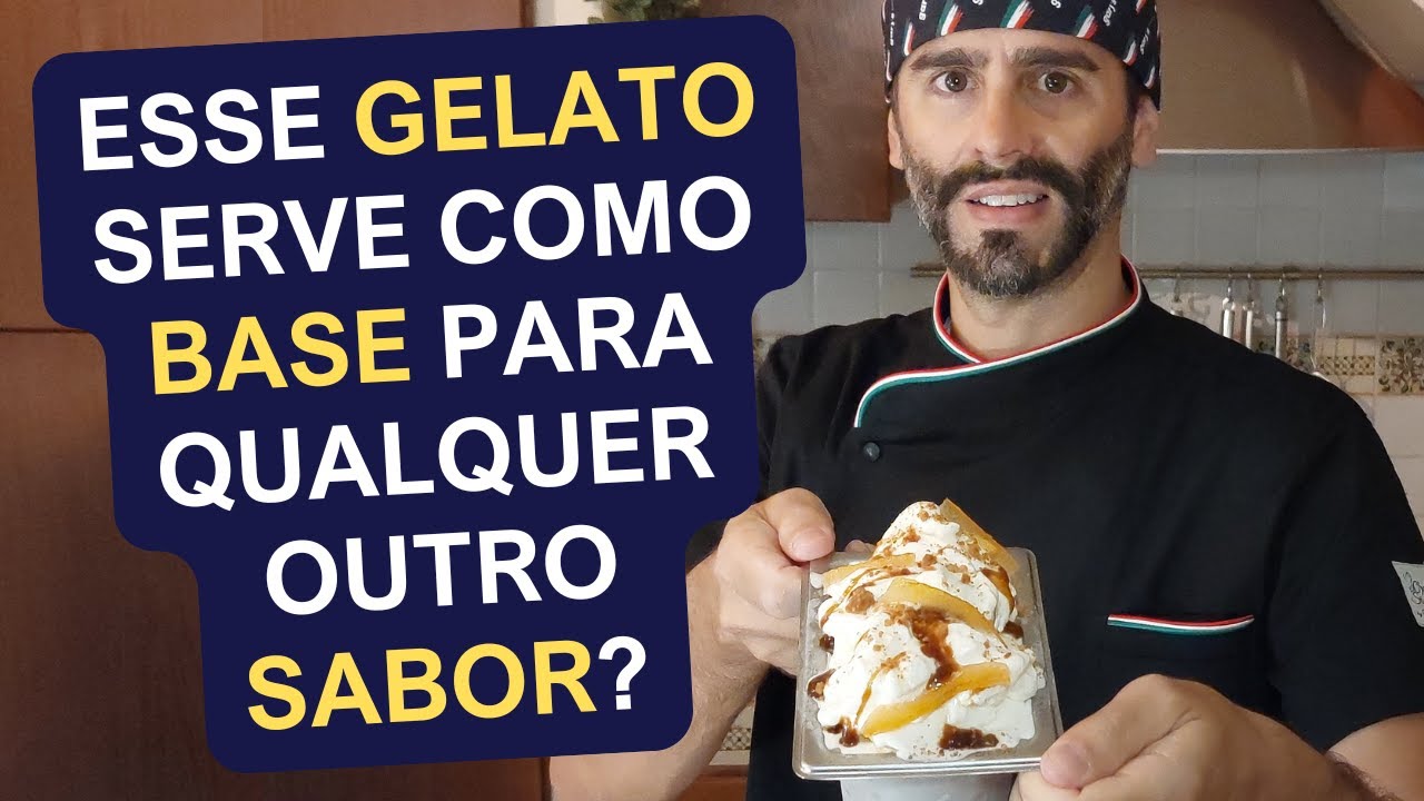 Esse Gelato serve como Base para qualquer outro sabor? - Dúvidas do curso gratuito