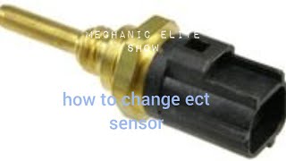 how to remove and replace ect sensor. ford taurus