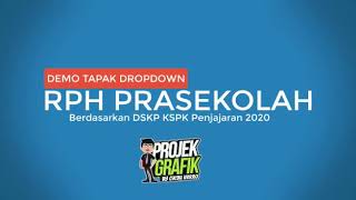 DEMO TAPAK RPH PRASEKOLAH ( versi dropdown )