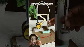 Airplane Landing Gear With DC motor Short #motor #dcmotor #youtubeshorts#dcmotorproject #tech#shorts