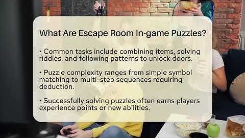 What Are Escape Room In-game Puzzles? - Video Gamers Vault