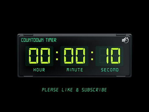 10 SECOND TIMER - 1080p - COUNTDOWN TIMER