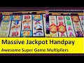 Massive jackpot handpay buffalo super games and collection bonuses wonder 4 collection