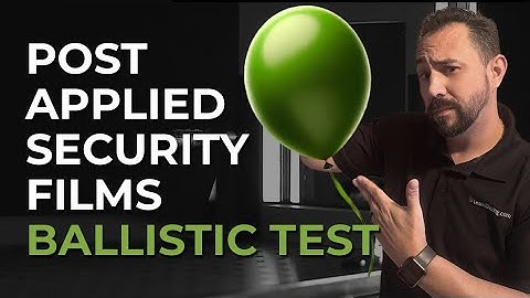 Security Films vs. Bulletproof Glass: The Shocking Truth!