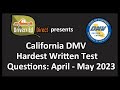 NEW: Top 20 Hardest DMV Questions Over Last 60 Days 🖤 Written DMV Permit Test 🖤 #MustKnow 2023