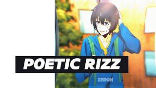 Poetic Rizz - Solo Leveling Edit By Zeron