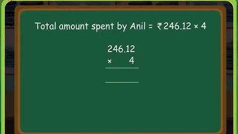 Multiplication of Money   Money   CBSE Class 3 Maths