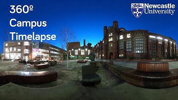 360º Timelapse of Newcastle University Campus