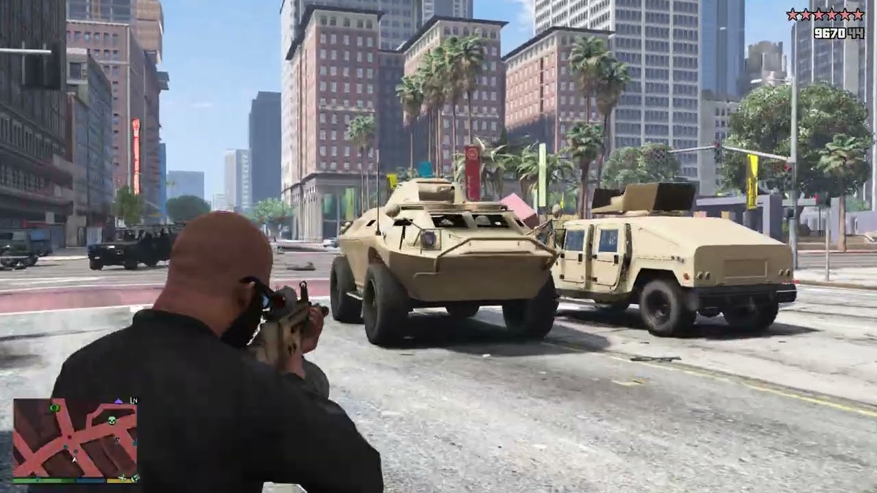 GTA 5 - Armenian Gang Hideout Massacre (Scrap Yard Shootout) + Ten Star Escape