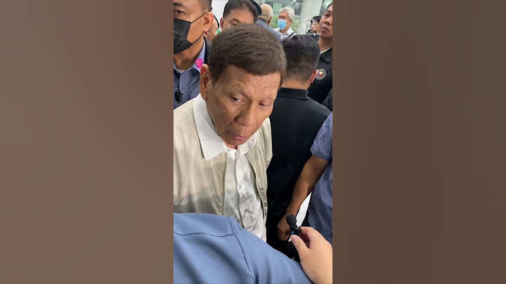 Duterte on signing a bank secrecy waiver: 'Bakit ako lang?'
