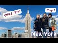 New York day 1 | Girls trip | Empire state building | Applebee&#39;s | The Odeon | Target