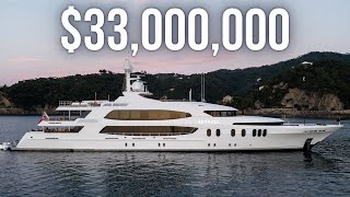Touring a $33,000,000 190&#39; Trinity Superyacht