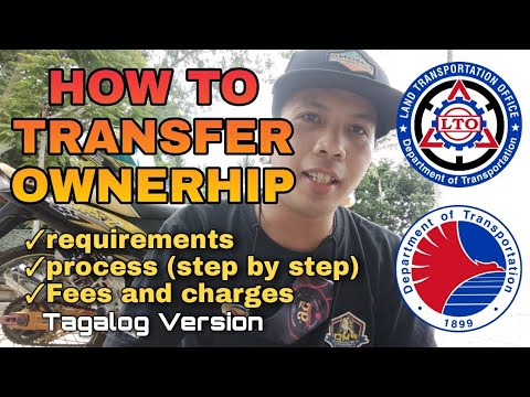 Paano magpaTRANSFER ng OWNERSHIP/Pangalan ng rehistro ng motor mo