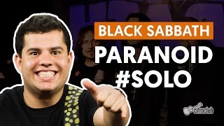 Paranoid - Black Sabbath  (How to Play - Guitar Solo Lesson) chords