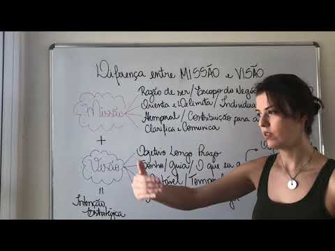 Vídeo: Qual é a diferença entre visão e missão?