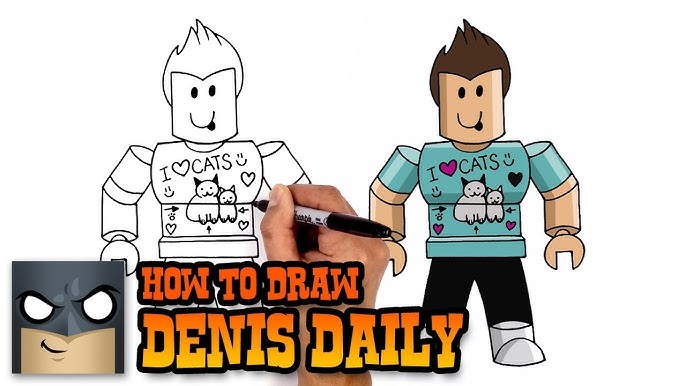 How To Draw Bacon  Step By Step Roblox Drawing 