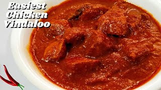 Easiest Chicken Vindaloo Recipe | Quick Vindhalo Recipe | East Indian Indyal Recipe, Vindaloo Masala