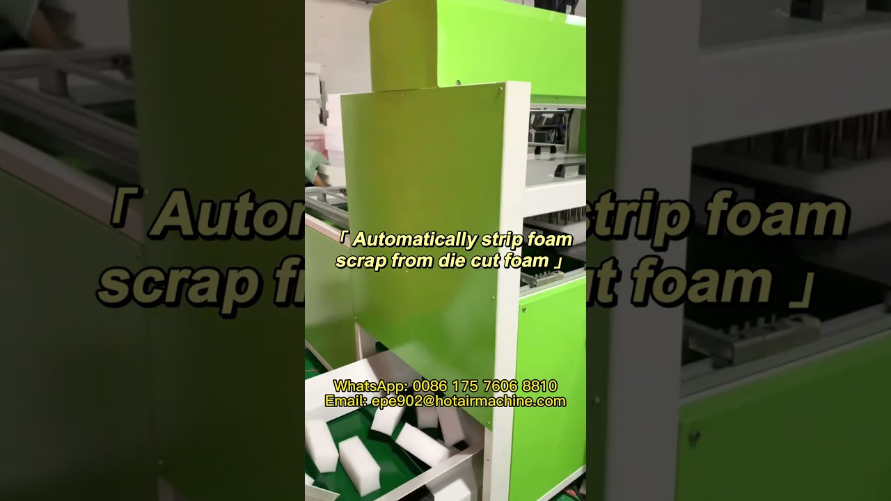 Polyethylene PE Foam Conversion Technology | Foam Welding Machine | Foam Scrap Stripping Machine