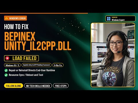 Fix bepinex_unity_il2cpp.dll Mod Fix!