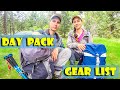 What to take on a day hike? | Sharing our detailed Day Pack Gear List