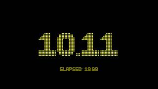 30 seconds countdown timer with 2 fractional digits accuracy