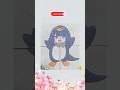 Gugugaga Chibi Endmin Penguin Beautiful Acrylic Paint Art's Skills #shorts #art
