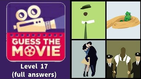 Guess The Movie Quiz - Level 17 walkthrough (with full answers)