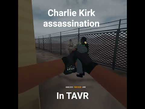 #tavr Charlie Kirk assassination recreated