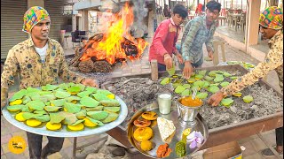 Famous Madhya Pradesh Village Style Dal Paniya Thali Making Rs. 99/- Only l Vadodara Street Food