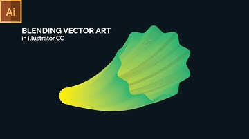 Blending Vector Art | Learn how to blend vector art in illustrator | Adobe illustrator Tutorial