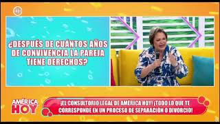 Consultorio Legal: Separación o Divorcio en América Hoy con Rosario Sasieta