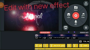 create trending whatsapp status in kine master #kinemaster #editing #lyricsedit