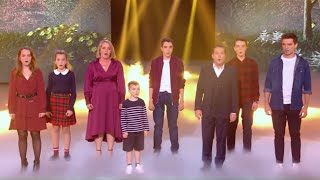 Dans 'La France a un incroyable talent', la famille Lefevre interprète un chant a cappella