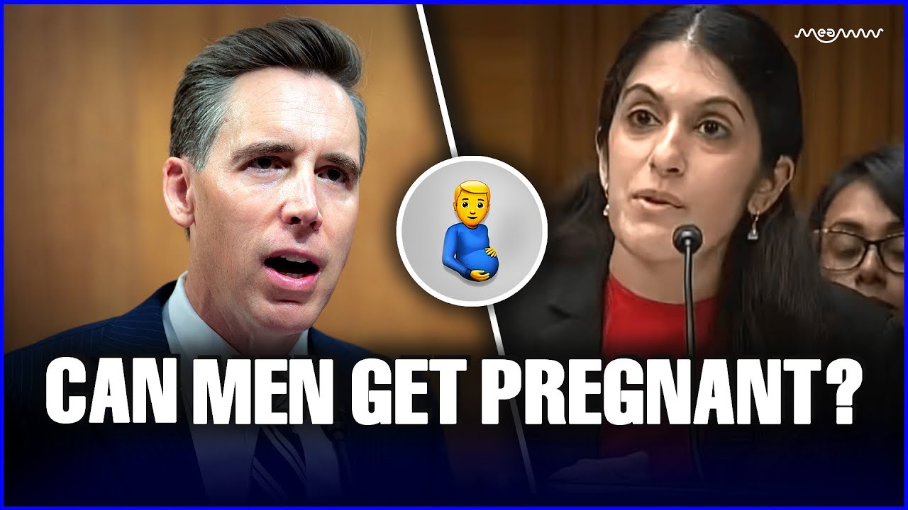 Josh Hawley Presses Doctor: ‘Can Men Get Pregnant? - YouTube