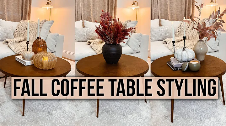 How To Style A Coffee Table For Fall 2022 | Neutral Fall Home Decor