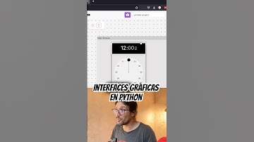 Create graphical interfaces in Python 👉 useful tools