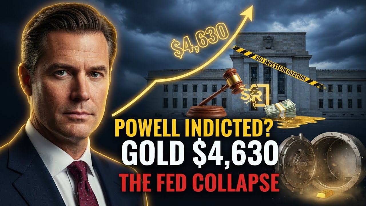 DOJ Investigating Powell? Gold Hits $4,630 as Fed Independence Dies!
